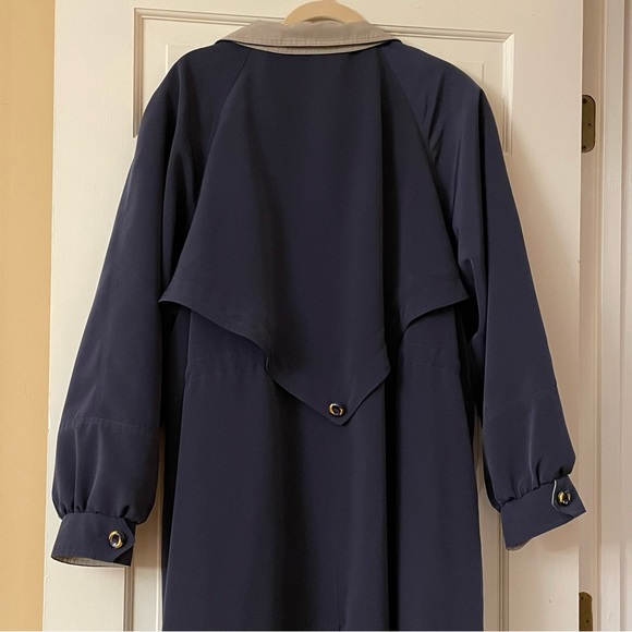 Fleet Street Maxi Trench Coat Plus Size 22W - Picture 8 of 9
